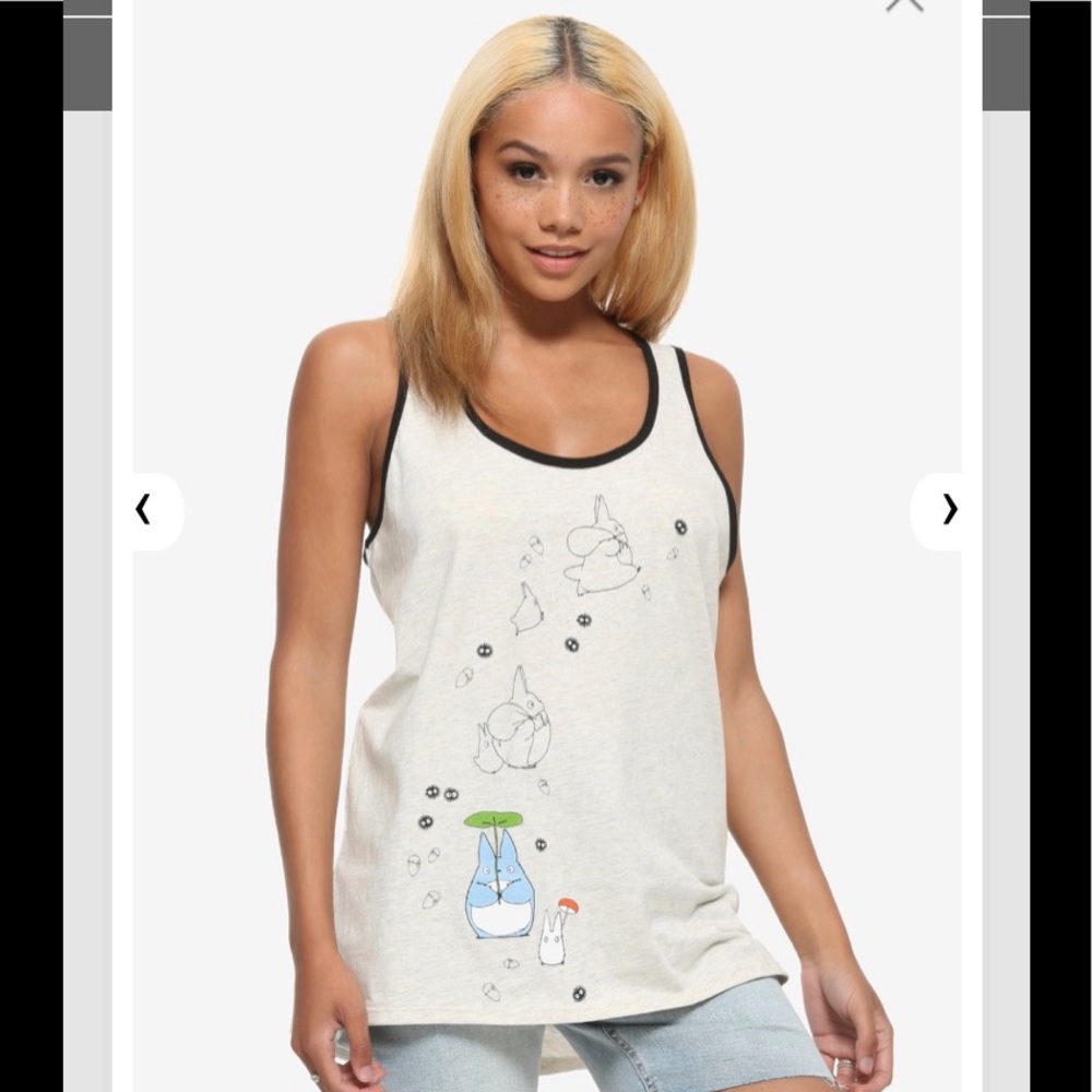 HER UNIVERSE STUDIO GHIBLI TOTORO RINGER TANK TOP!